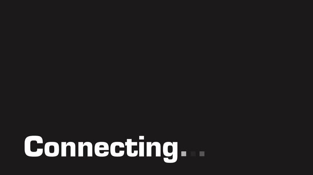 Connecting , loading 4k video