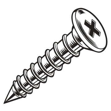 Illustrated screw