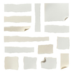 Naklejka premium set of paper sheets