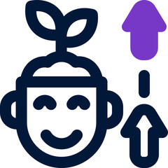 philosophy duotone icon. Sleek and modern vector icon for websites, mobile apps, marketing materials, and corporate design. Fully scalable and ready to use.