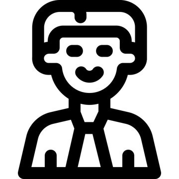 policyholder line icon. Clean and minimalist vector icon for websites, mobile apps, presentations, and logos. Fully scalable and customizable for any project.