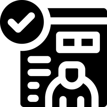 contact glyph icon. Strong and solid vector icon for websites, mobile interfaces, presentations, and visual branding. High quality and easy to edit.