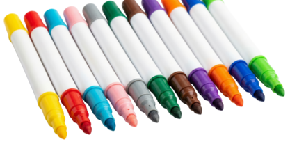 Colorful Marker Pens Collection - Art Supplies for Creativity