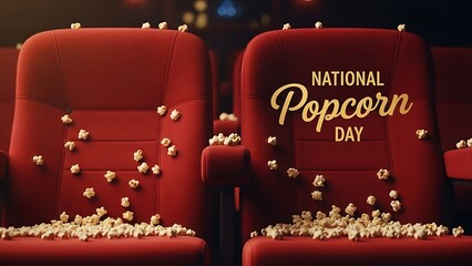 Celebrating national popcorn day at the cinema