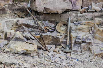 quarry tools at Pipestone National Monument