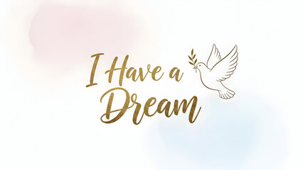 A serene MLK Day design with soft tones and elegant typography, honoring Dr. King’s legacy while inspiring hope, unity, and equality for a brighter future.