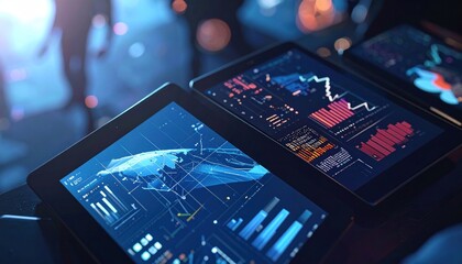 Data Visualization on Multiple Screens - Charts and Graphs.