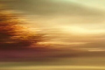 Obraz premium Golden Autumn Landscape with Motion Blur