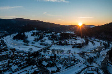 Muszyna małopolska zima  © Maciej G. Szling