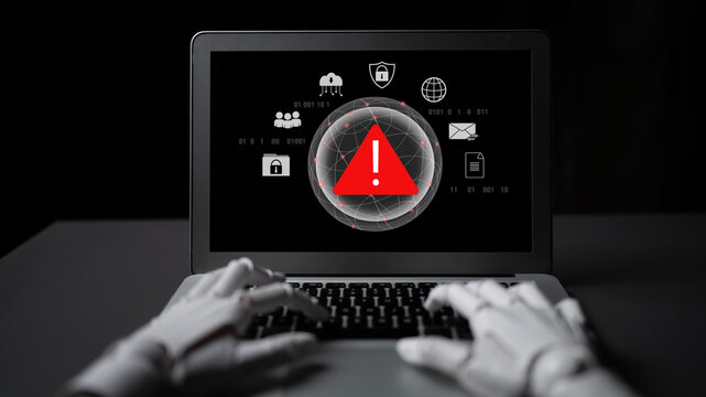 AI monitoring and detecting cybersecurity threats, identifying data breaches and system vulnerabilities to enhance digital protection and prevent cyberattacks Parse - Powered by Adobe