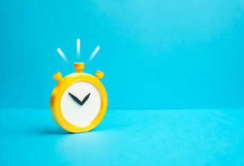 The stopwatch rings. Time is up. The deadline has been reached. It's time for something. Final moment concept, urgency and decision point. End of countdown, transition to action and responsibility