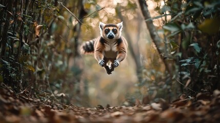 The Forest Path Becomes a Runway for the Untamed