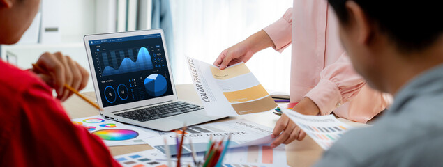 Business data dashboard provide brisk business intelligence analytic for marketing strategy planning