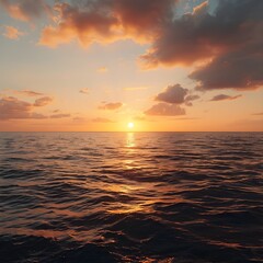 Obraz premium sunset over the sea