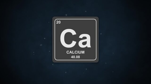 Teal calcium background, Soft drifting particles illuminate calcium tile