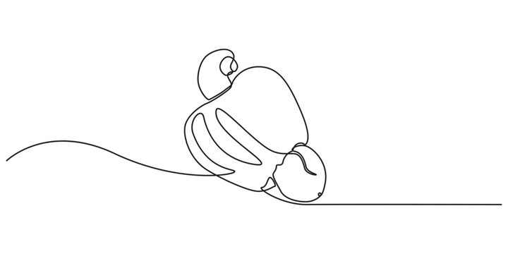 organic cashew apple continuous one line drawing, One continuous line drawing whole healthy organic cashew apple for orchard logo identity. Fresh Brazilian caju concept for fruit garden icon. Modern.