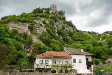 Pocitelj settlement, historic village north of Capljina in southern Bosnia and Herzegovina, Europe