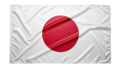 Japanese flag PNG isolated on transparent background, Hinomaru national symbol of Japan for graphic design and patriotic use