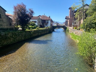 Fototapeta premium Cammino di Santiago - Saint-Jean-Pied-de-Port