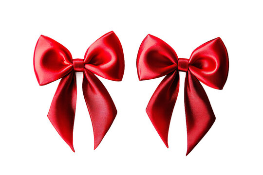 Two Cupids Bows in Different Styles Centered PNG