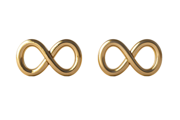Infinity Symbols in Different Styles PNG