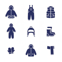 Neutral colored sweaters arranged neatly creating warm and calming aesthetic