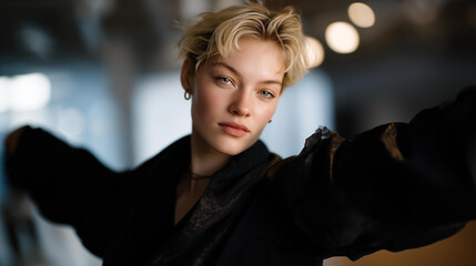 Obraz premium A milestone driven narrative focuses on achievements that shape a strong career, supporting confidence, reputation, and future opportunities. cinematic color correction, natural uneven lighting yet