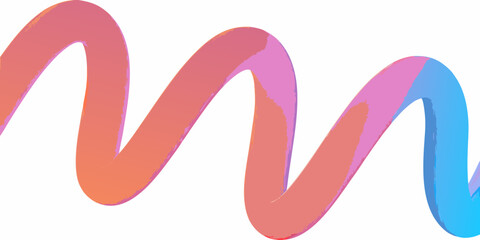 Colorful abstract swirl design with vibrant gradients and flowing ribbon shapes