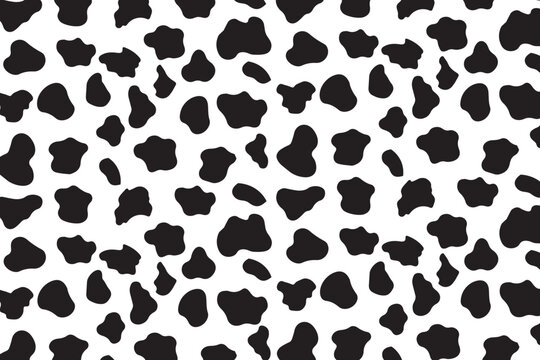 Cow print pattern
