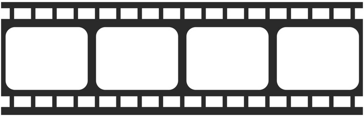 Empty Filmstrip Frame For Pictures And Photo Memories Collection Design