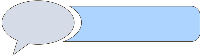 Single Blue Infographic Text Box With Speech Bubble Icon For Messages And Data Presentation