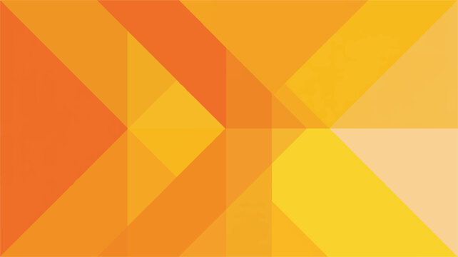 Vibrant orange and yellow geometric pattern with triangles