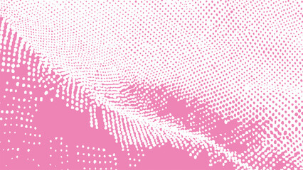 Halftone dots pattern with gradient effect background
