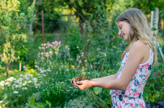 new life, spring, plants and people