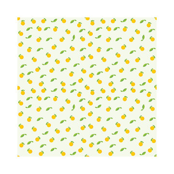 Orange pattern seamless vector illustration on light background