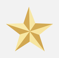 Obraz premium Gold Star Rating Icon