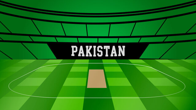 Pakistan Country Cricket Stadium, Vibrant Green Arena Ready for Thrilling International Sports Events