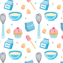 Baking Tools Seamless Pattern