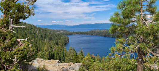 Cascade Lake near Lake Tahoe in California