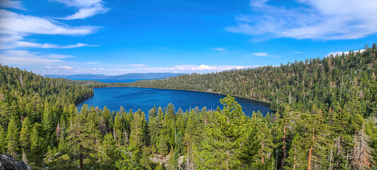 Cascade Lake near Lake Tahoe in California