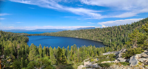 Cascade Lake near Lake Tahoe in California