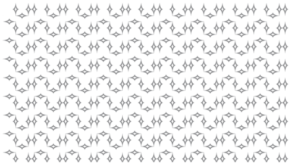 Rhythmic Grey Star and Diamond Geometric Pattern Arranged in Wavy Rows for Print Design