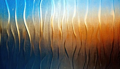 Vertical Line Pattern Background with Wavy Glass Texture and Gradient Effect