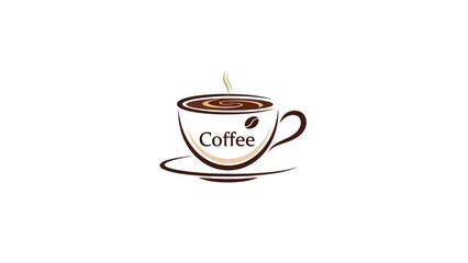 Obraz premium cup of coffee with beans