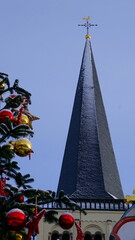 Spitze der Pfarrkirche St Nikolaus, Abtei Brauweiler