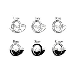 Fototapeta premium Hand drawn set of sewage pipes with water for plumbing concept, perfect for educational materials, drainage systems or construction industry projects