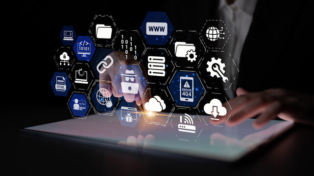 Software development with coding overlays, programming languages, developer tools, mobile app creation, and advanced programming for digital product development and software solutions. Entice