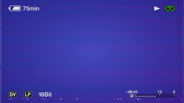 Play Videotape On Retro Mini DV Camcorder Screen