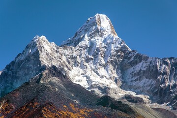 Mount Ama Dablam peak Nepal Himalaya mountain