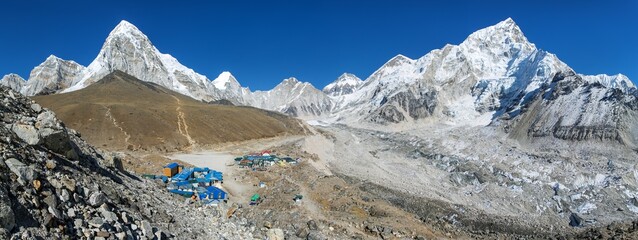 Gorak shep village Mount Everest base camp Nepal